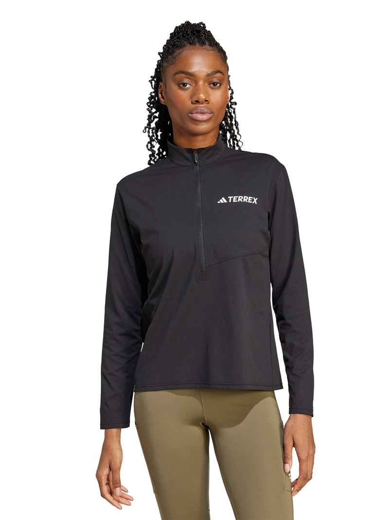 POLERA MUJER ADIDAS TERREX MANGA LARGA CIERRE - 1
