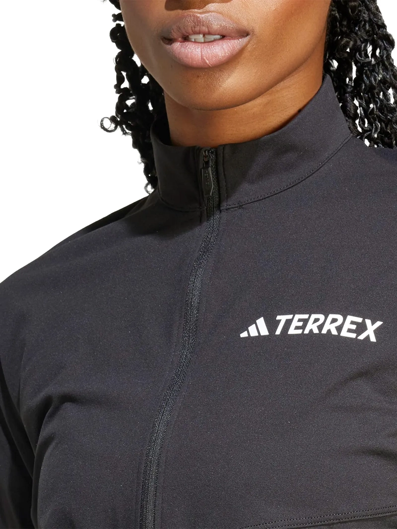 POLERA MUJER ADIDAS TERREX MANGA LARGA CIERRE - 3