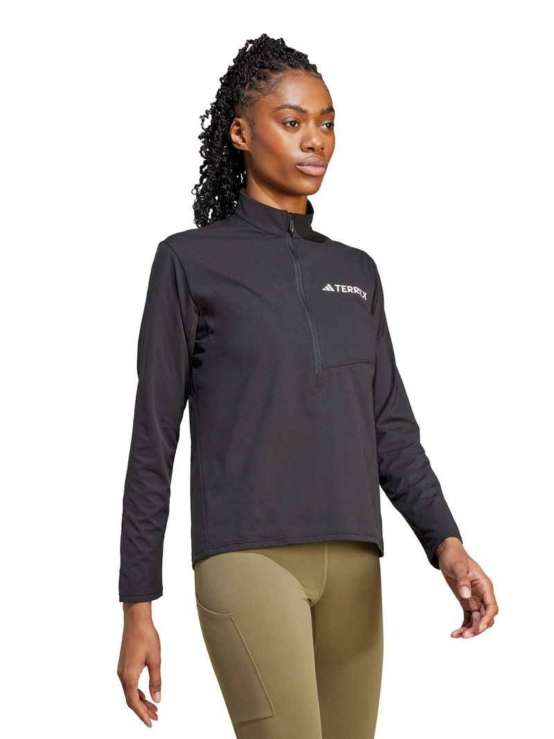 POLERA MUJER ADIDAS TERREX MANGA LARGA CIERRE - 6
