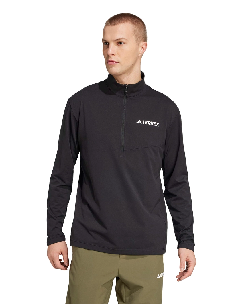 POLERA HOMBRE ADIDAS TERREX MANGA LARGA CIERRE - 1