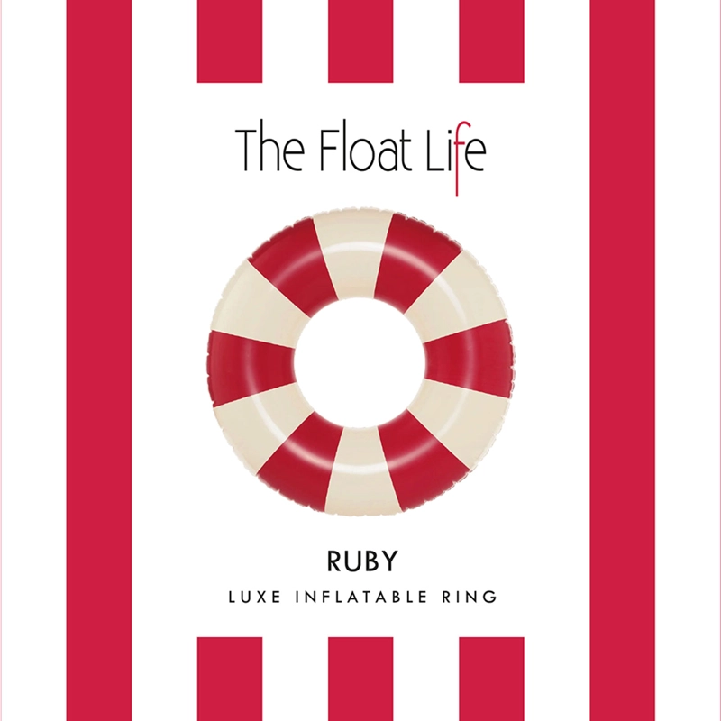 ANILLO INFLABLE THE FLOAT LIFE ROJO RUBI - 3