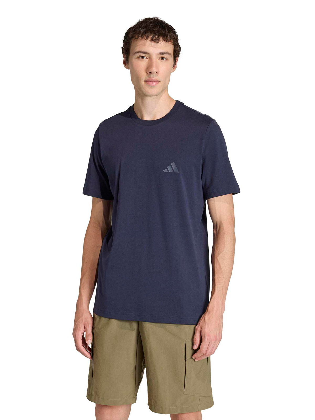 POLERA HOMBRE ADIDAS ALGODÓN MANGA CORTA - 1