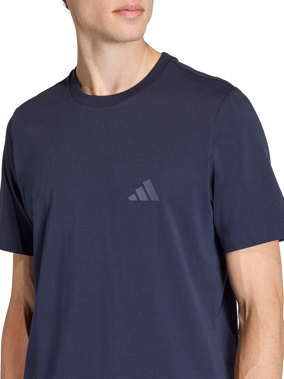 POLERA HOMBRE ADIDAS ALGODÓN MANGA CORTA - 3