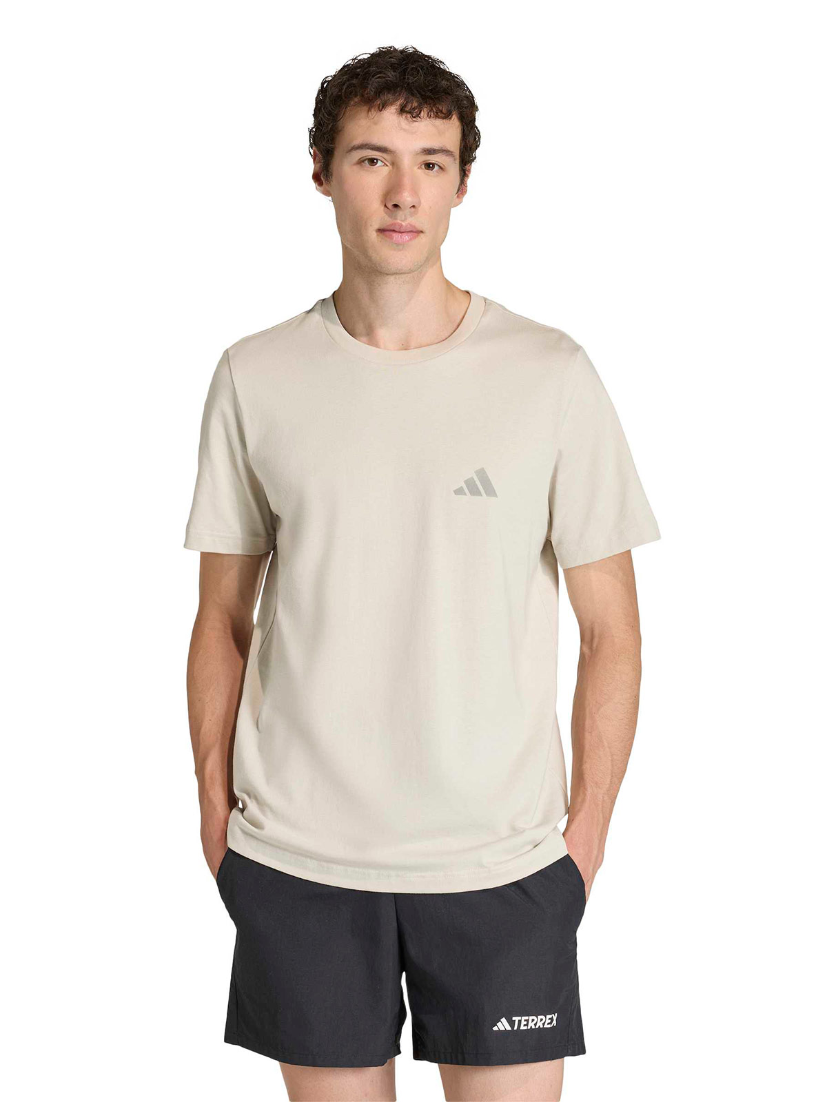 POLERA HOMBRE ADIDAS ALGODÓN MANGA CORTA - 1