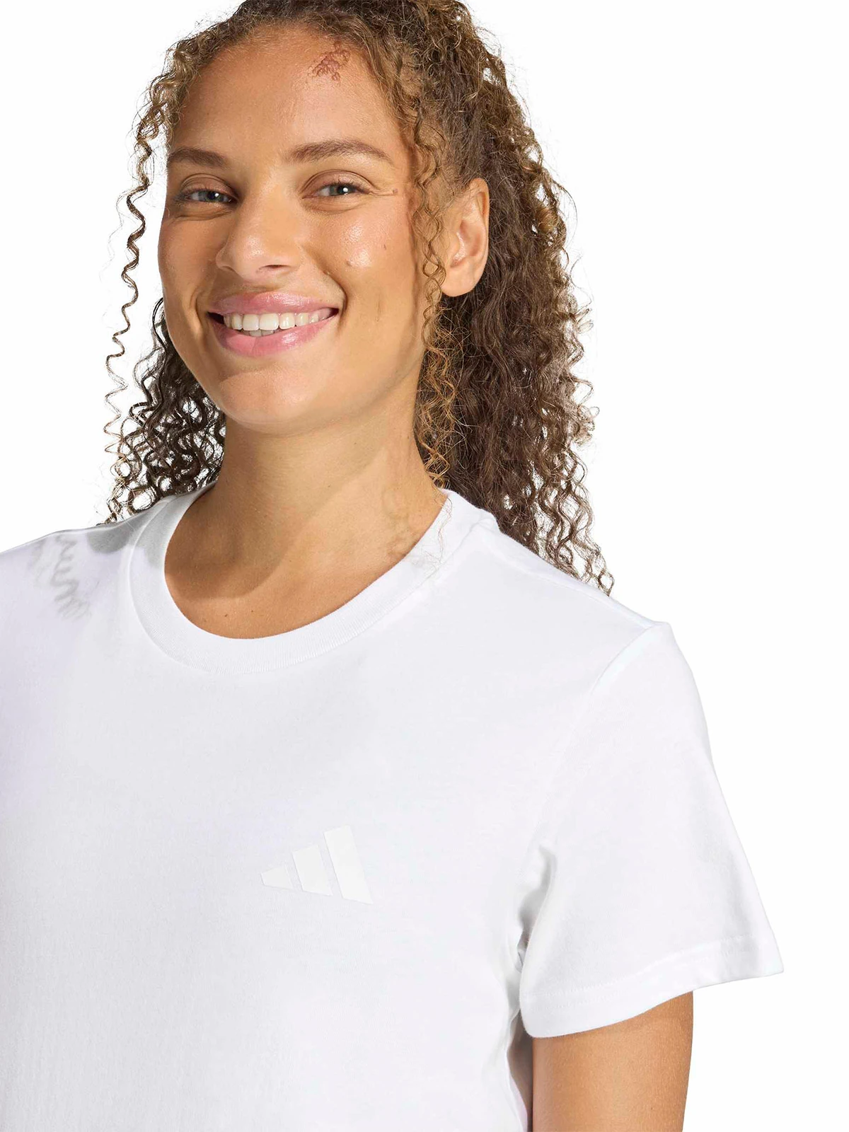 POLERA MUJER ADIDAS ALGODÓN MANGA CORTA - 3