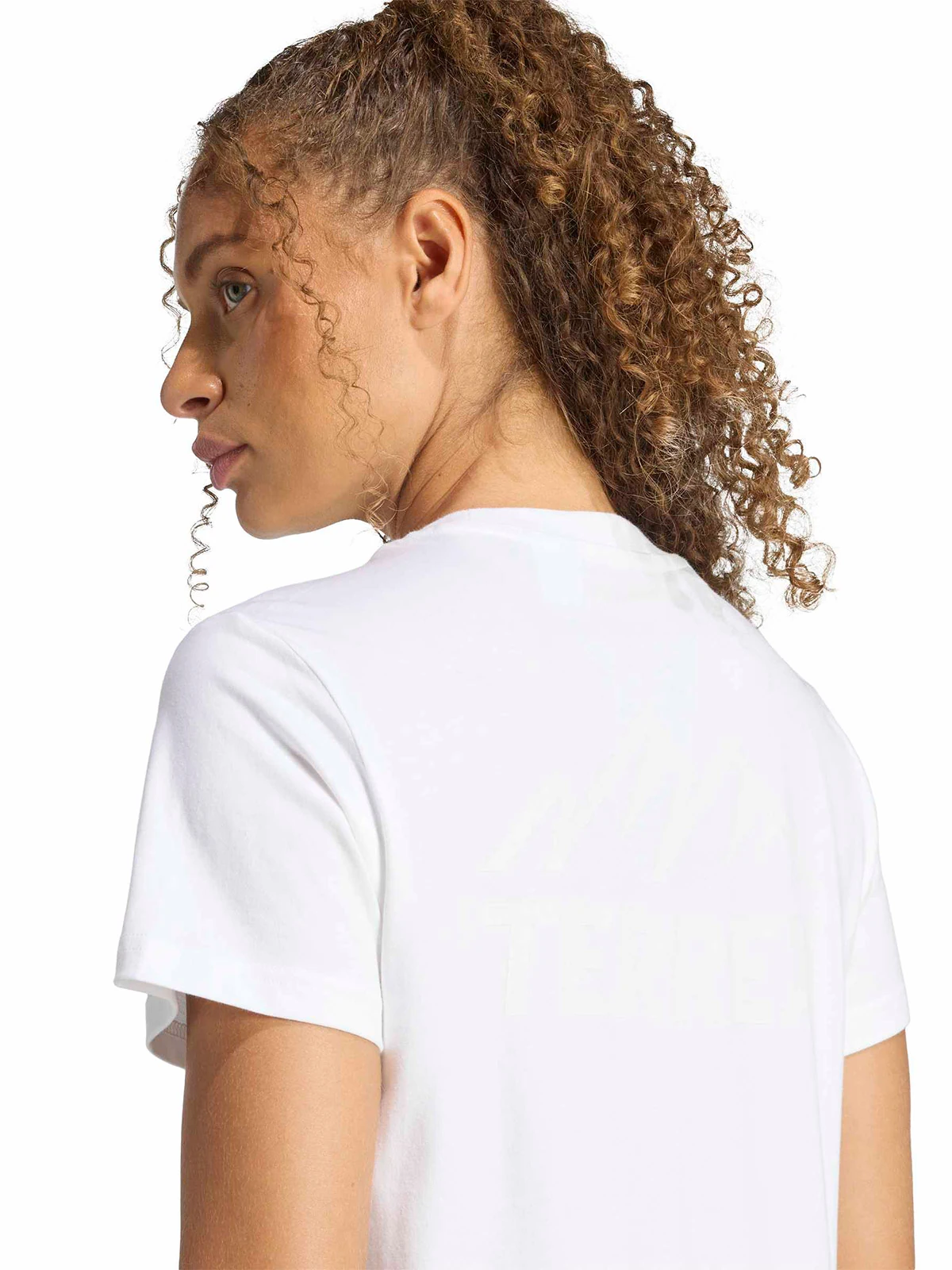 POLERA MUJER ADIDAS ALGODÓN MANGA CORTA - 4