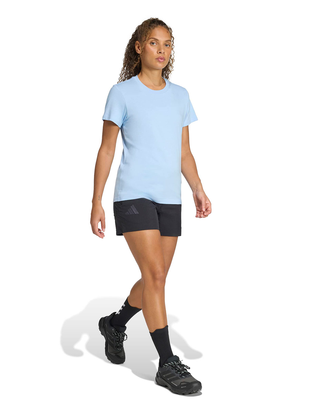 POLERA MUJER ADIDAS ALGODÓN MANGA CORTA - 6