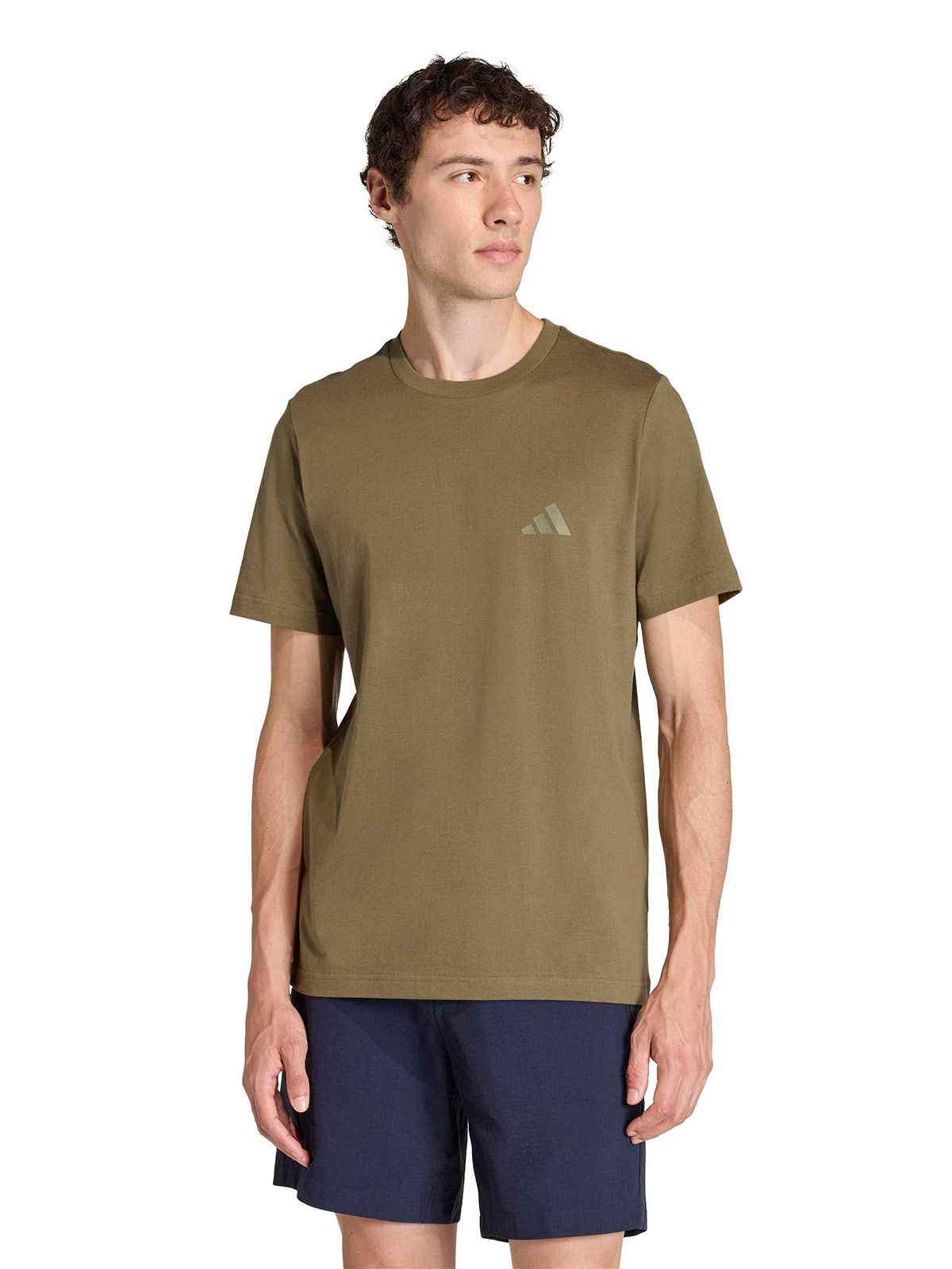 POLERA HOMBRE ADIDAS ALGODÓN MANGA CORTA - 1