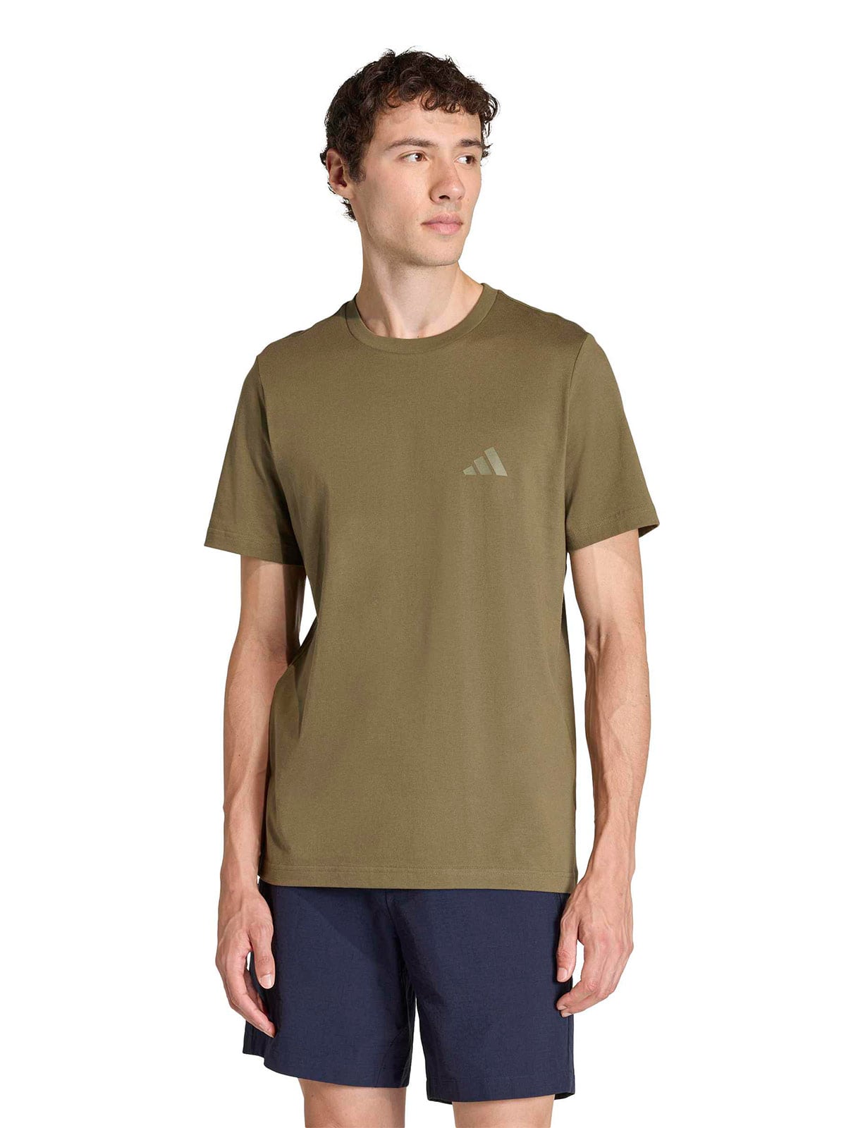 POLERA HOMBRE ADIDAS ALGODÓN MANGA CORTA - 1