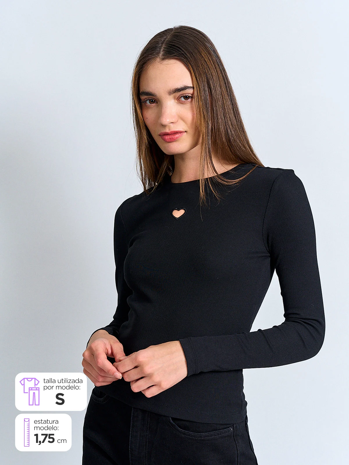 POLERA MUJER ONLY ALGODÓN  - 1