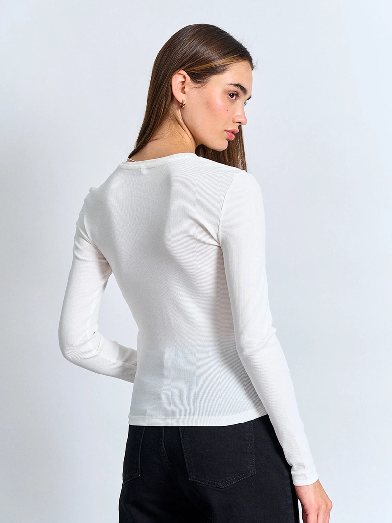 POLERA MUJER ONLY ALGODÓN  - 2