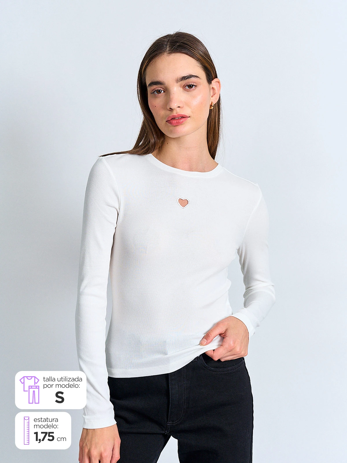 POLERA MUJER ONLY ALGODÓN