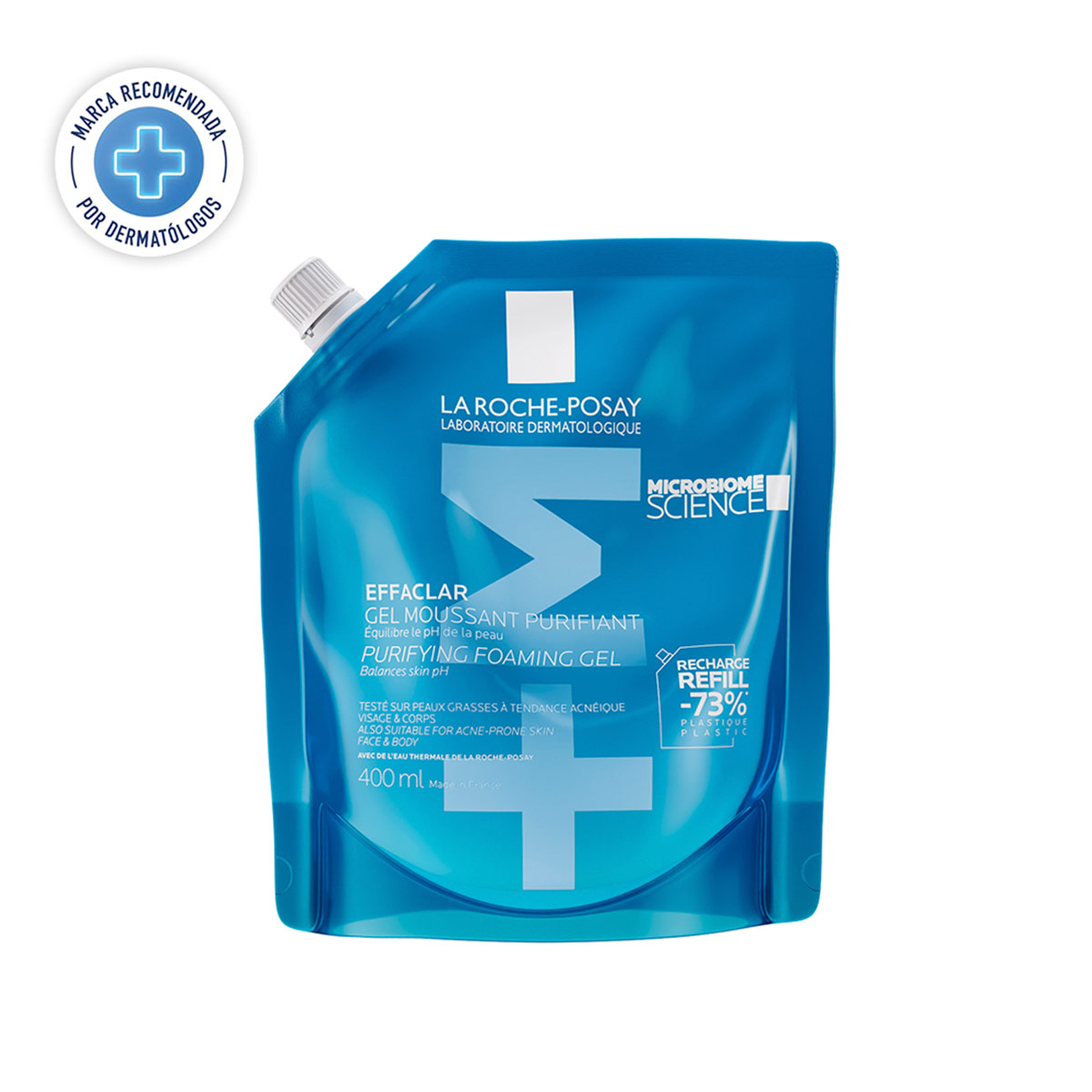 GEL LIMPIADOR LA ROCHE-POSAY EFFACLAR GEL PURIFICANTE REFILL 400ML - 1