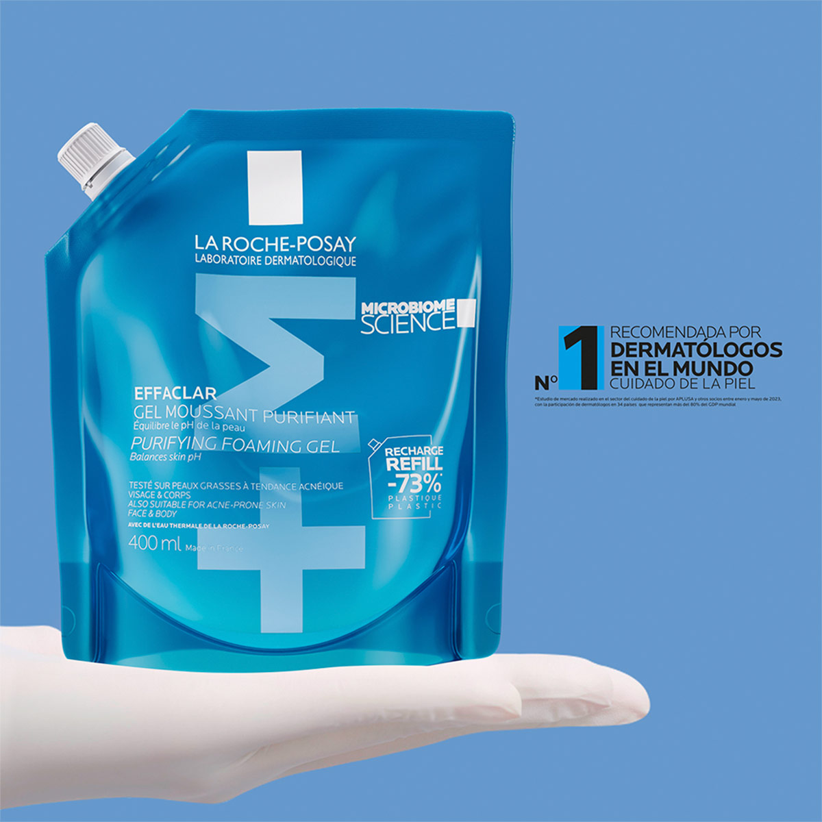 GEL LIMPIADOR LA ROCHE-POSAY EFFACLAR GEL PURIFICANTE REFILL 400ML - 5