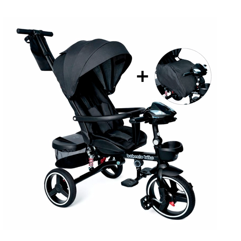 TRICICLO COCHE CUNA BEBEGLO BT 360 RS4090               - 1