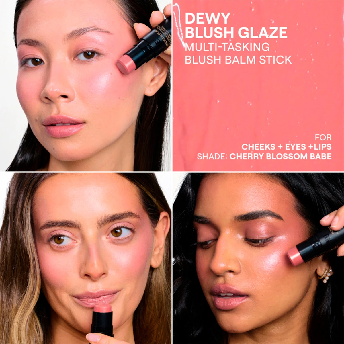 SET DE MAQUILLAJE NUDESTIX ROSY PINK GLOW 7GR - 3