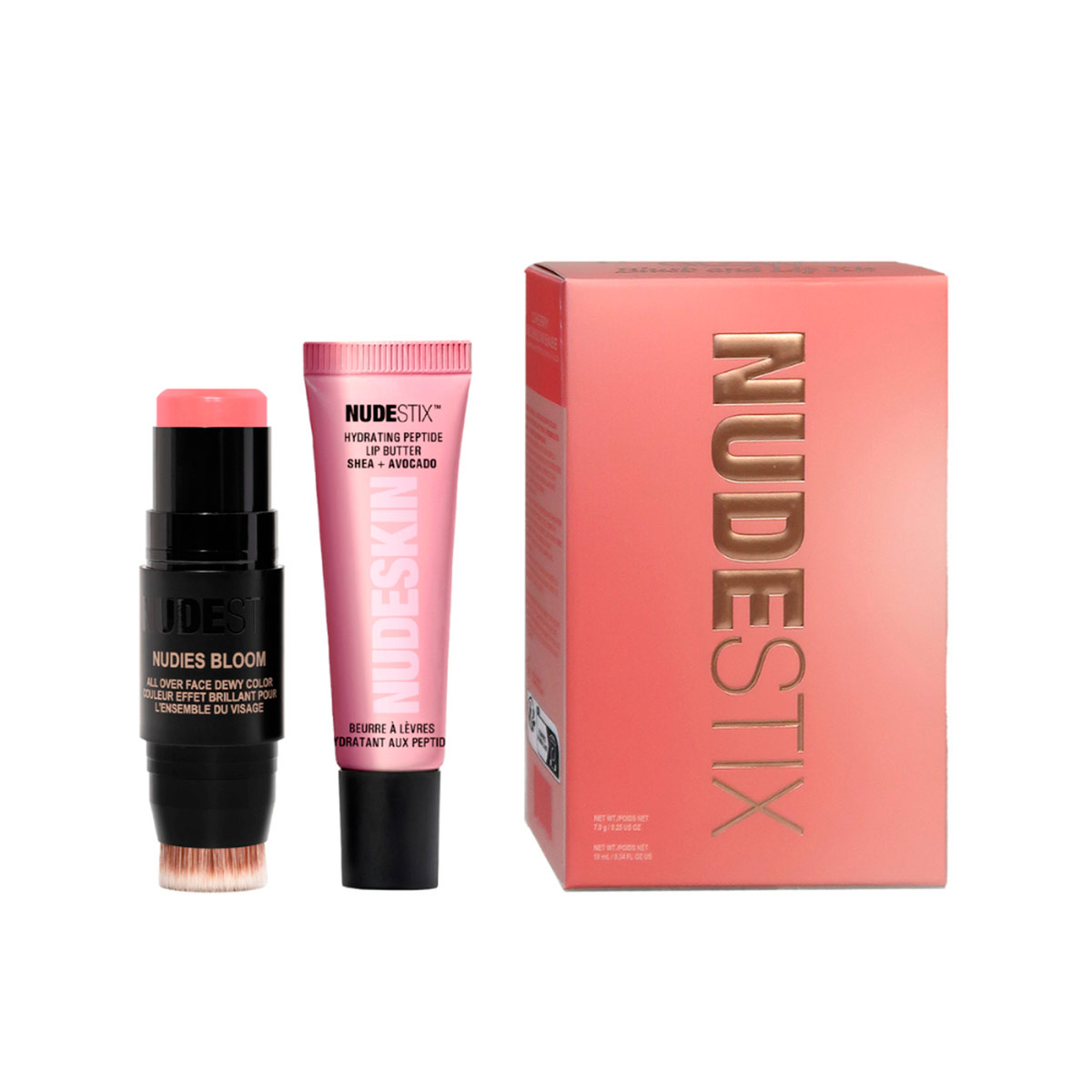 SET DE MAQUILLAJE NUDESTIX ROSY PINK GLOW 7GR - 4