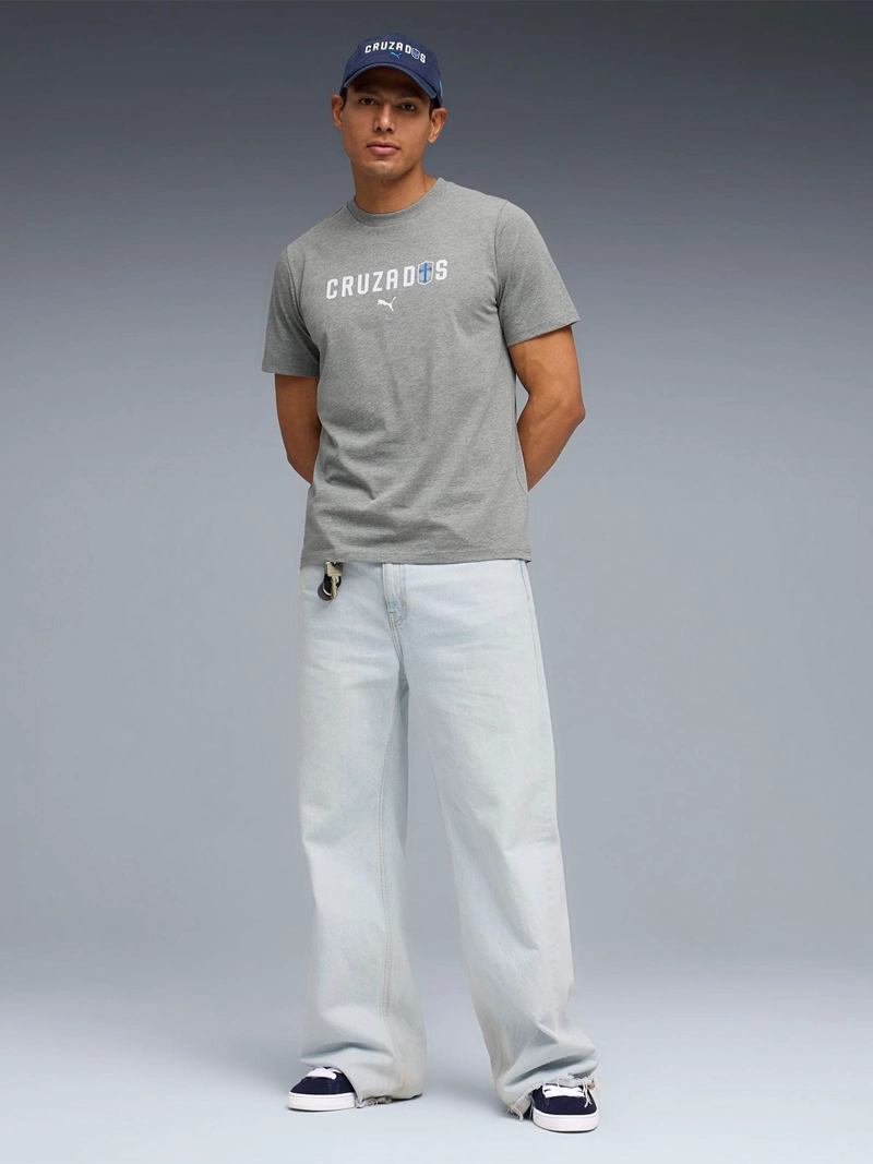 POLERA HOMBRE PUMA ALGODÓN UNIVERSIDAD CATÓLICA - 5