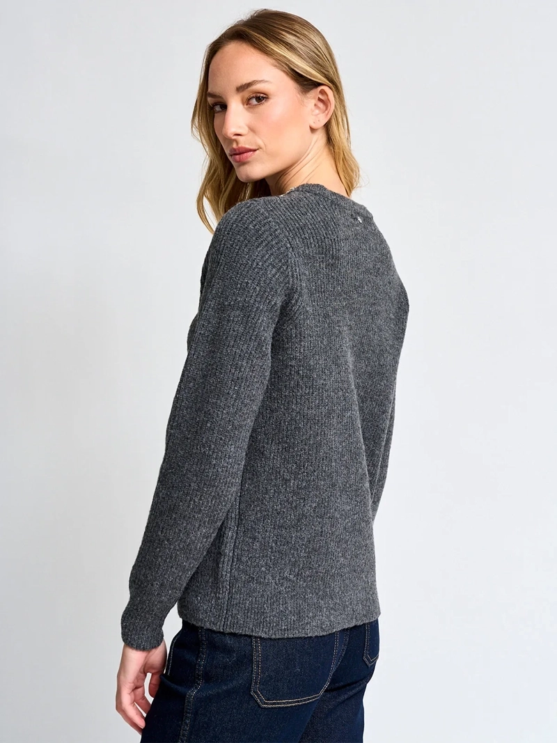 SWEATER MUJER CACHAREL LANA CUELLO REDONDO - 2