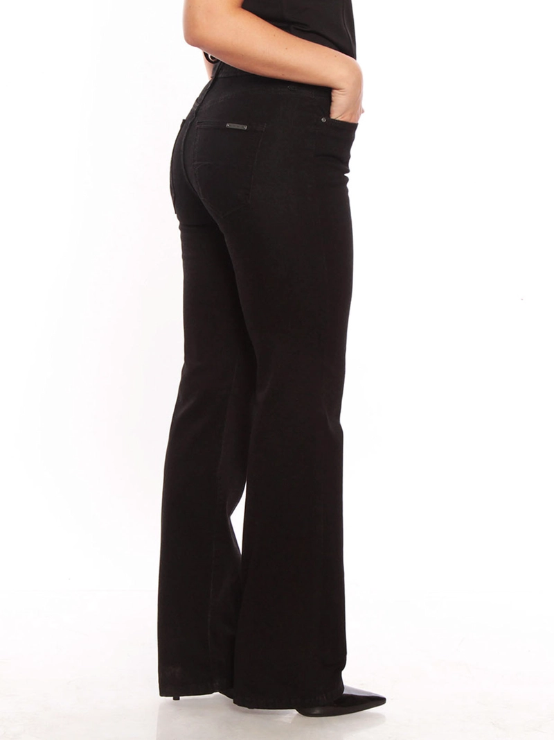 JEANS MUJER WADOS ALGODÓN RECTO TIRO ALTO - 4