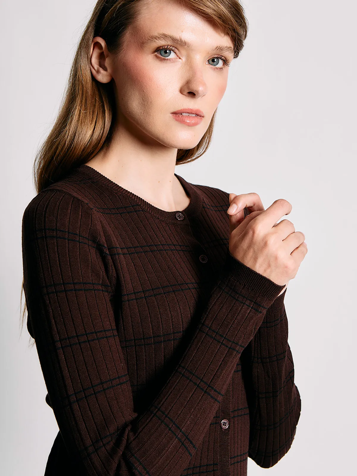 CARDIGAN MUJER MARQUIS ACANALADO RAYAS - 3