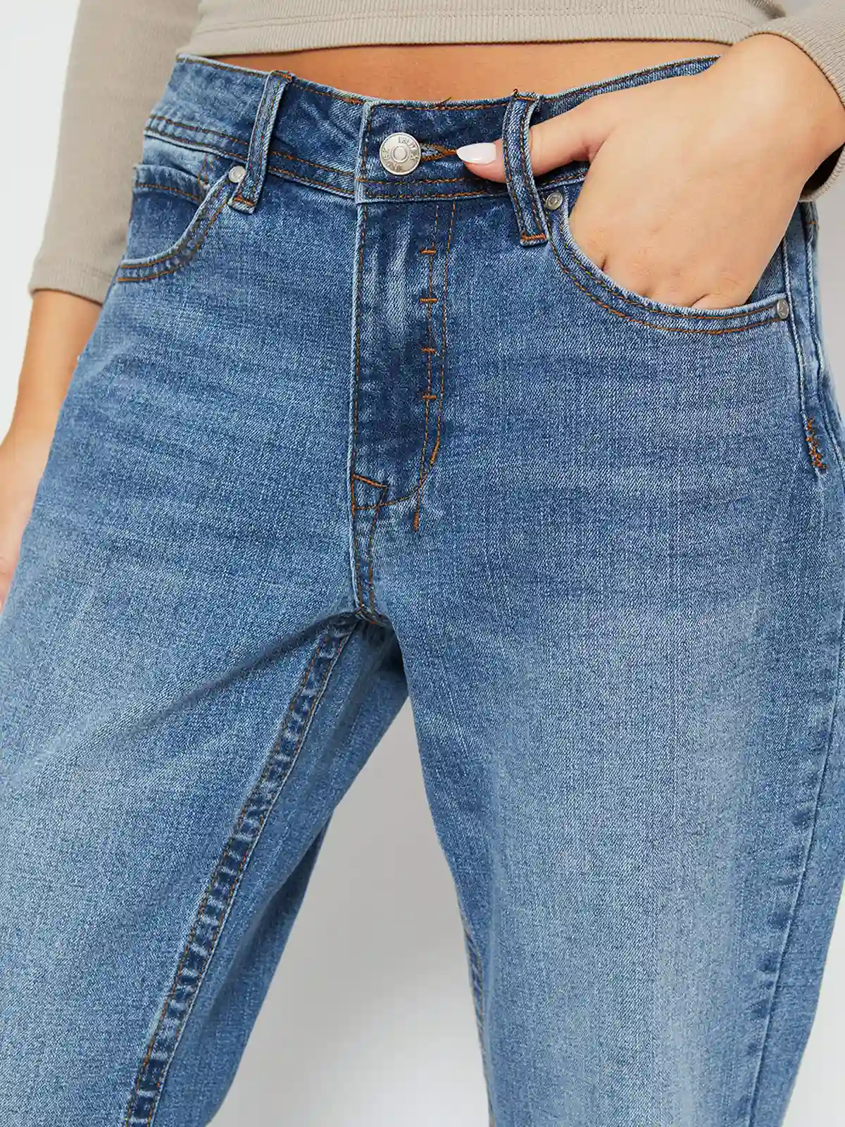 JEANS MUJER INDEX ALGODÓN RELAX FLARE - 4