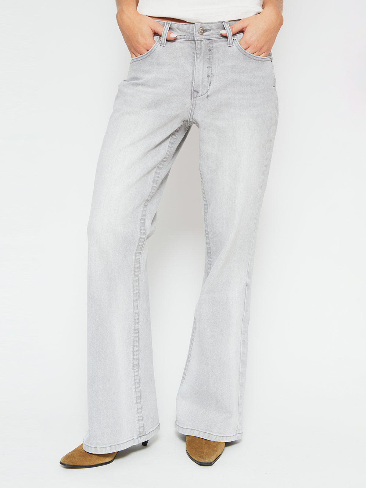 JEANS MUJER INDEX ALGODÓN RELAX FLARE - 2