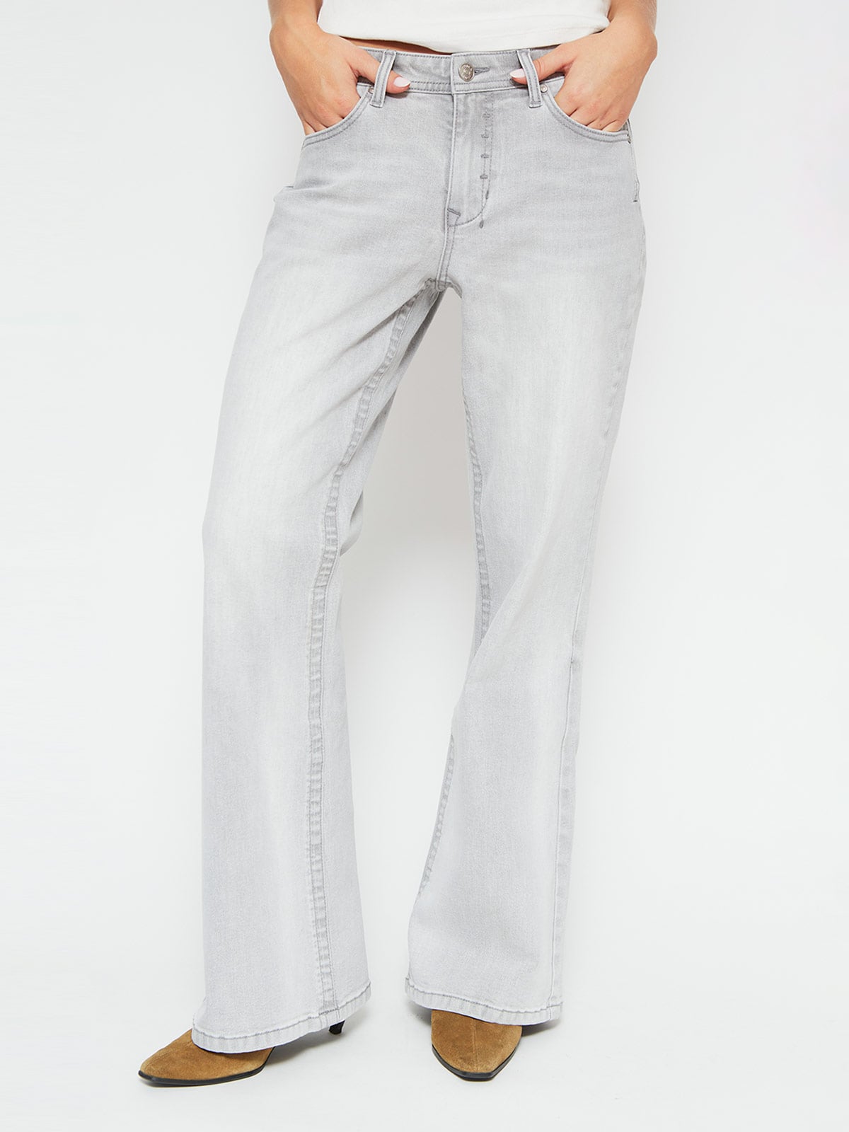 JEANS MUJER INDEX ALGODÓN RELAX FLARE - 2