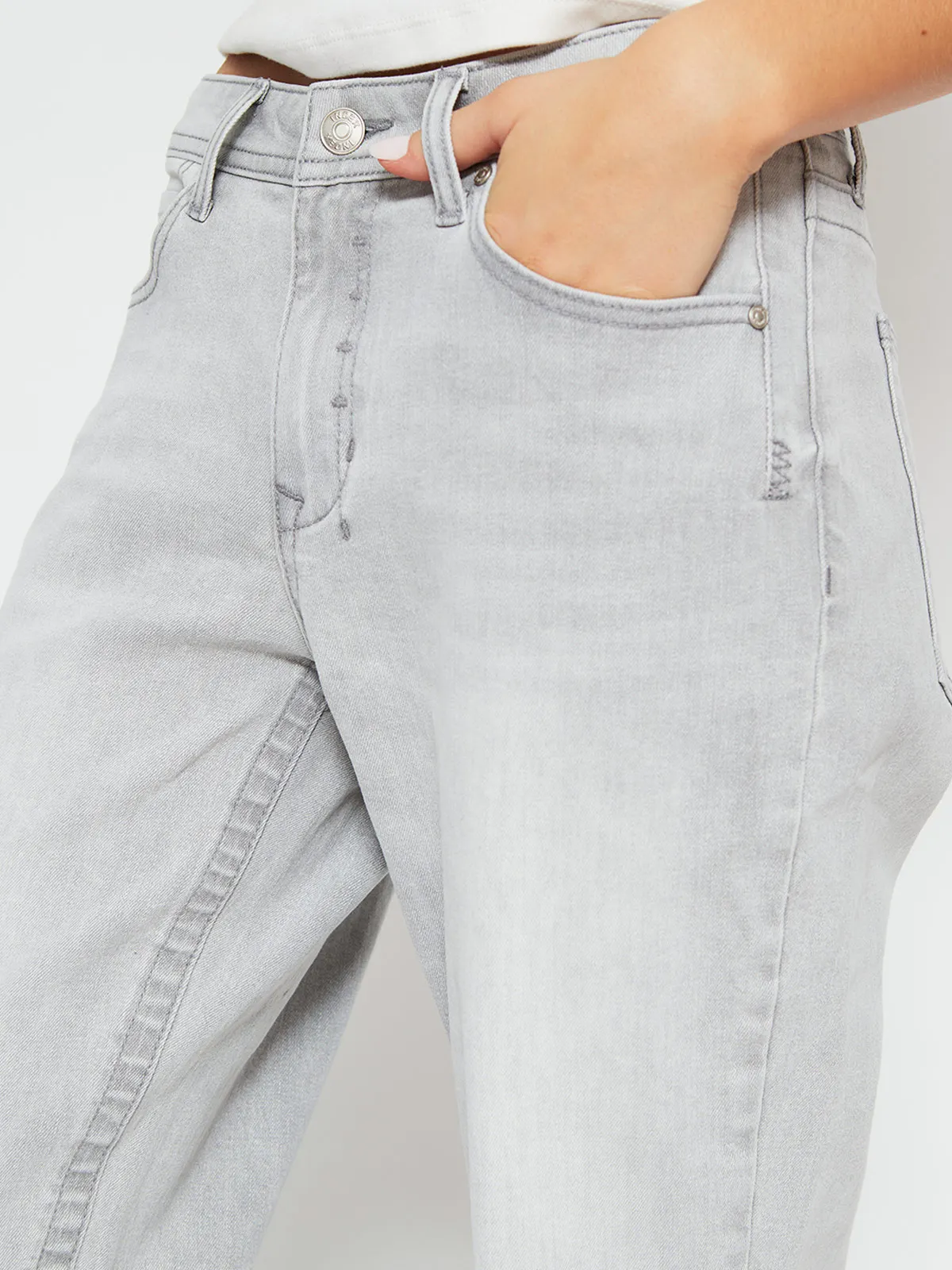 JEANS MUJER INDEX ALGODÓN RELAX FLARE - 4
