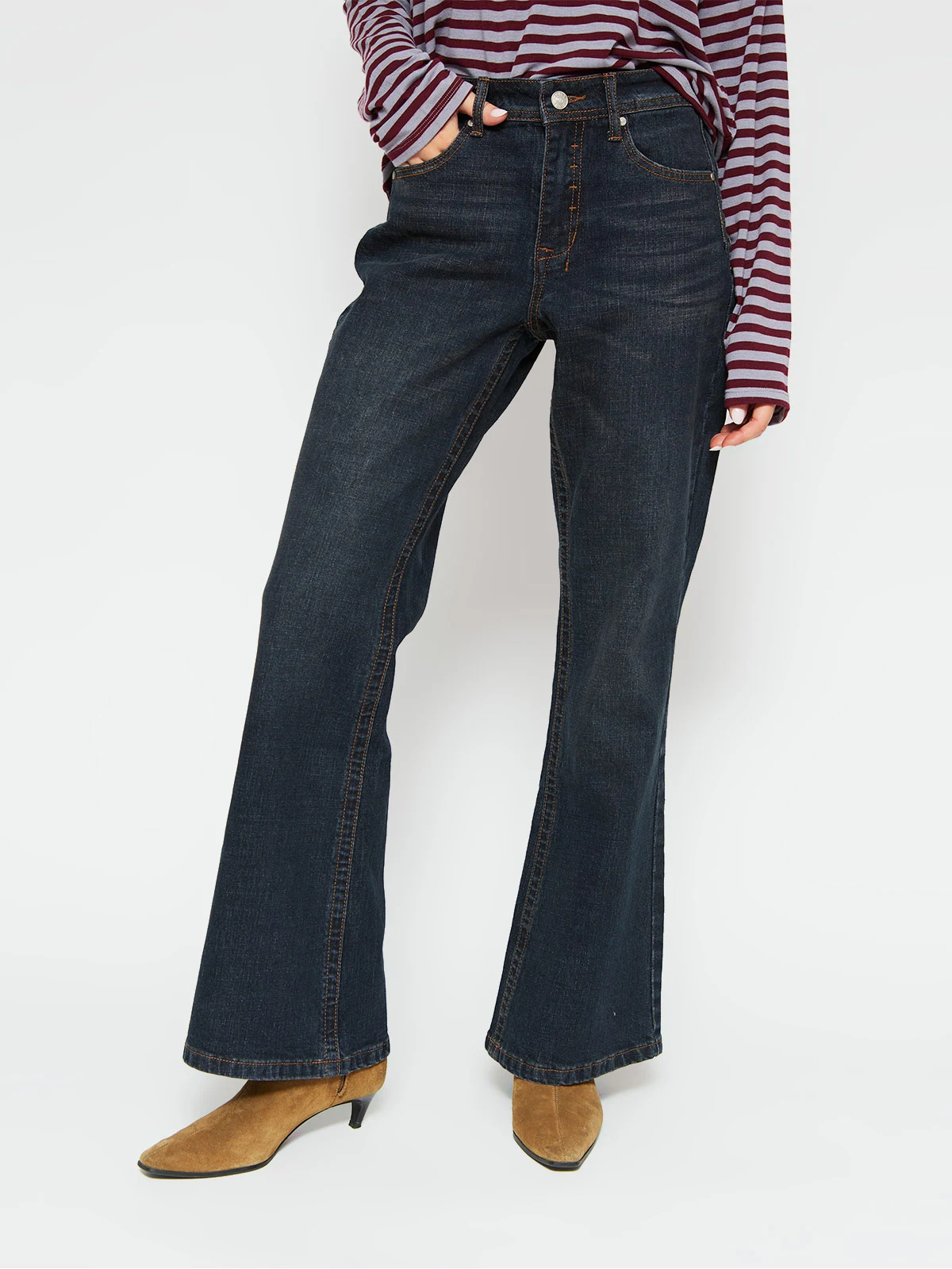 JEANS MUJER INDEX ALGODÓN RELAX FLARE - 2