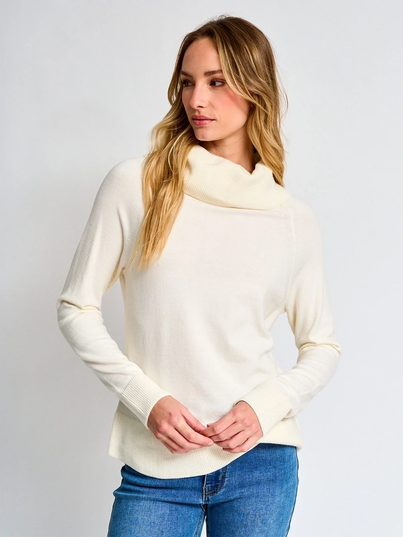 SWEATER MUJER AZIZ CUELLO TORTUGA - 2