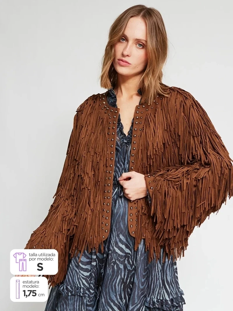 CHAQUETA MUJER MARIA CHER X MARQUIS FLECOS SUEDE - 3