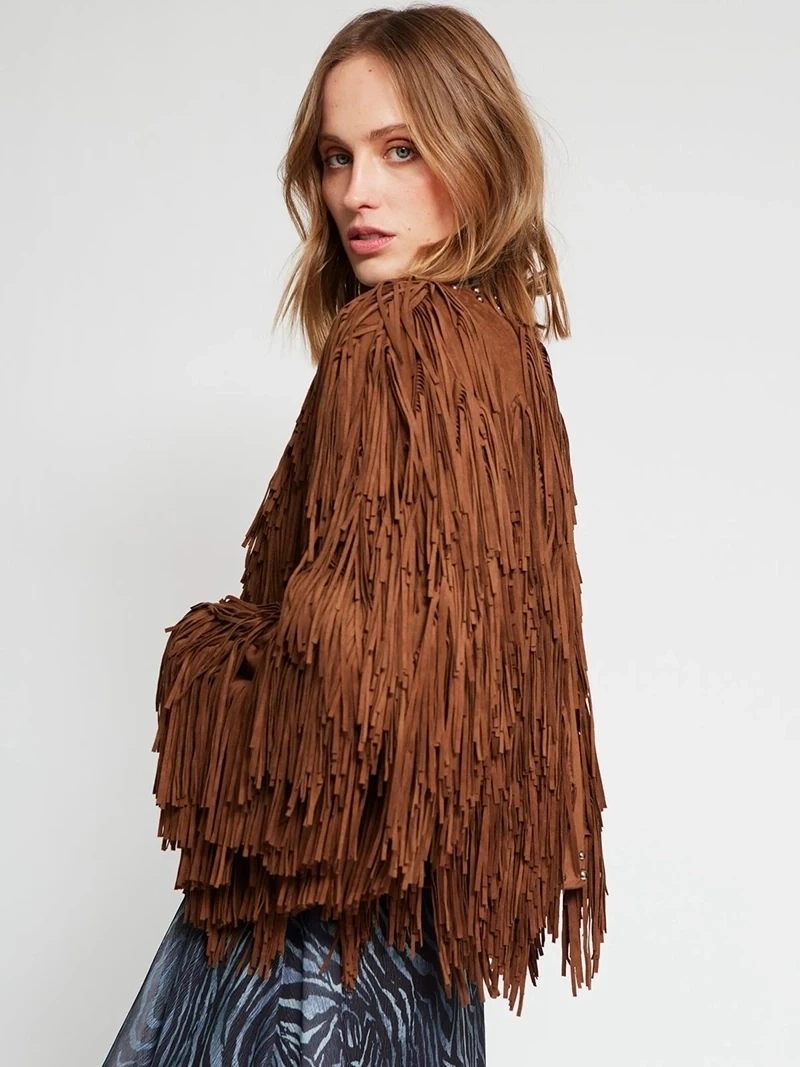 CHAQUETA MUJER MARIA CHER X MARQUIS FLECOS SUEDE - 4