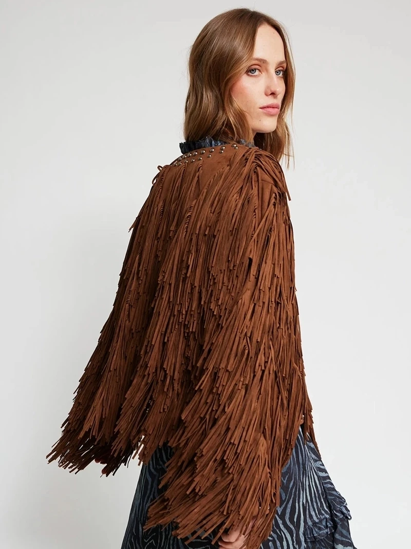 CHAQUETA MUJER MARIA CHER X MARQUIS FLECOS SUEDE - 5