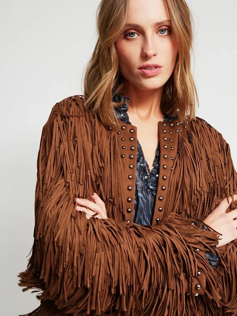 CHAQUETA MUJER MARIA CHER X MARQUIS FLECOS SUEDE - 6