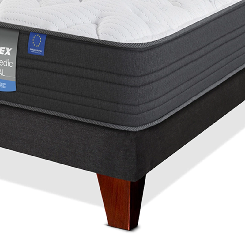 CAMA EUROPEA FLEX EUROPEDIC DUAL 2 PLAZAS + 2 ALMOHADAS ROYAL - 3