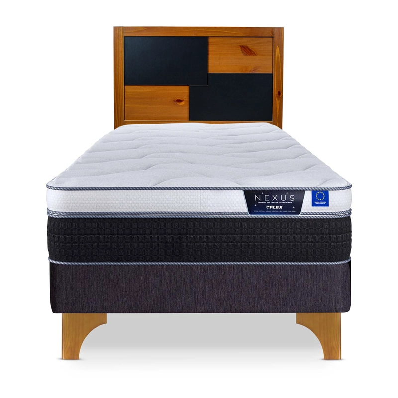 CAMA EUROPEA FLEX NEXUS 1.5 PLAZAS + RESPALDO COLONIA - 2