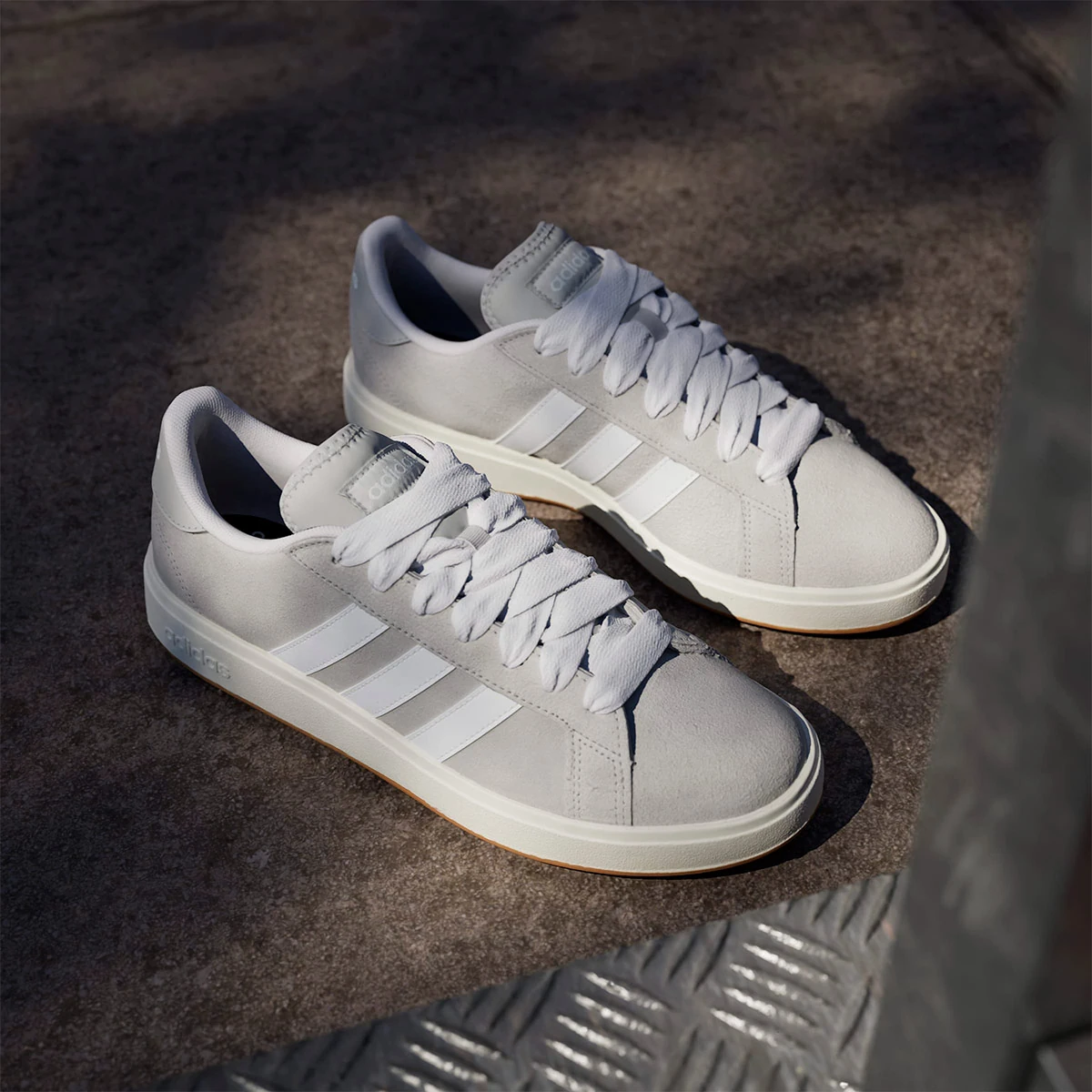 ZAPATILLAS HOMBRE ADIDAS CASUALES GRIS GRAND COURT BASE 00S - 9