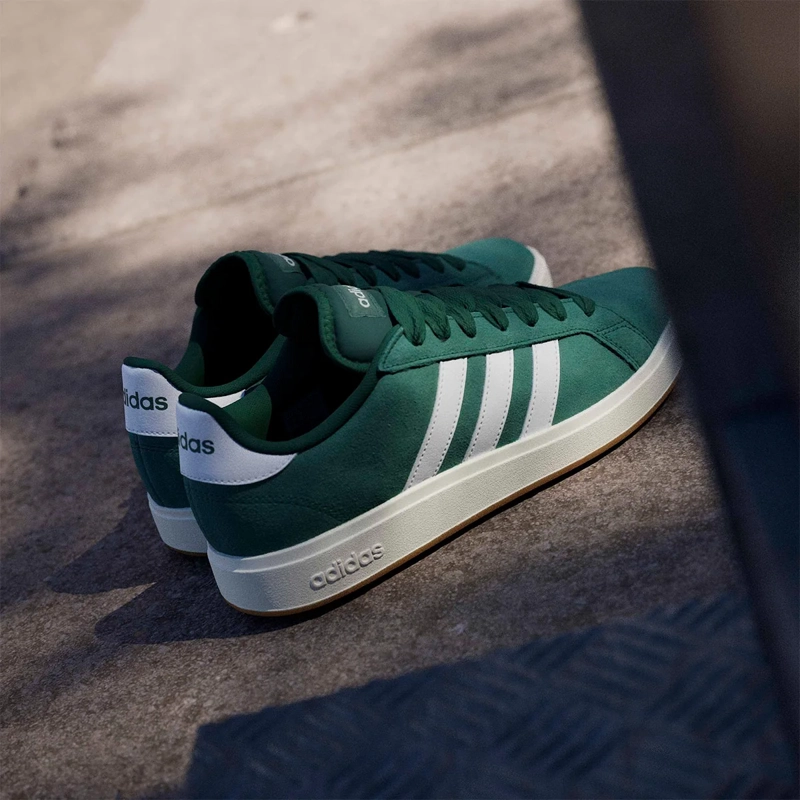 ZAPATILLAS HOMBRE ADIDAS CASUALES VERDE GRAND COURT BASE 00S - 12