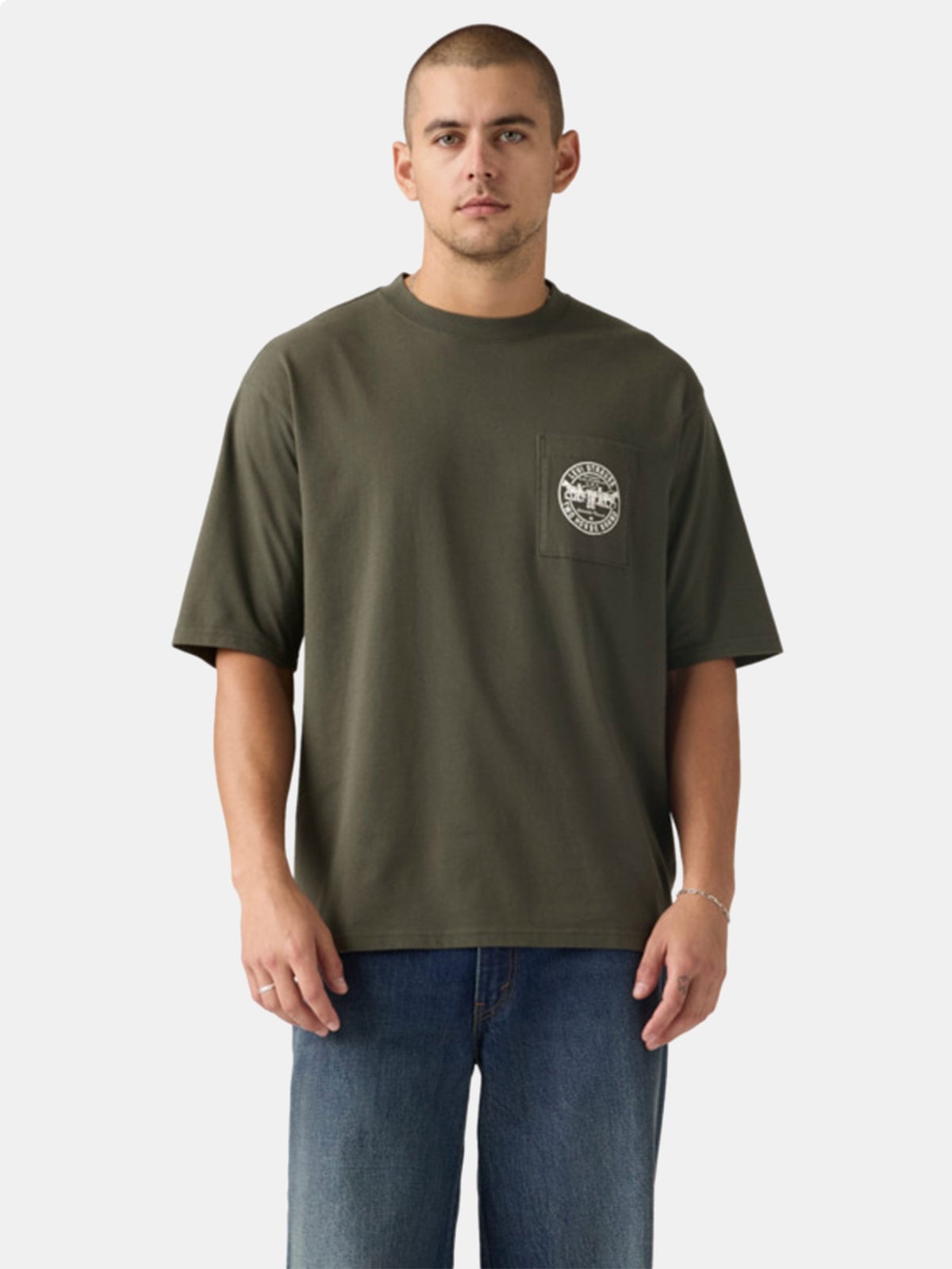 POLERA HOMBRE LEVI'S ALGODÓN MANGA CORTA - 1