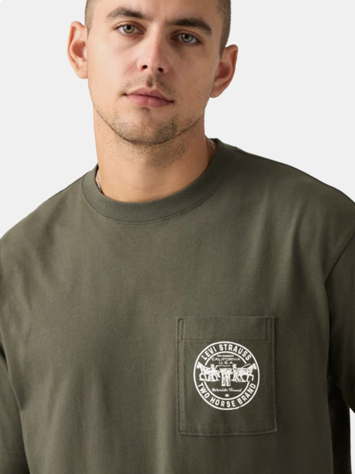 POLERA HOMBRE LEVI'S ALGODÓN MANGA CORTA - 3