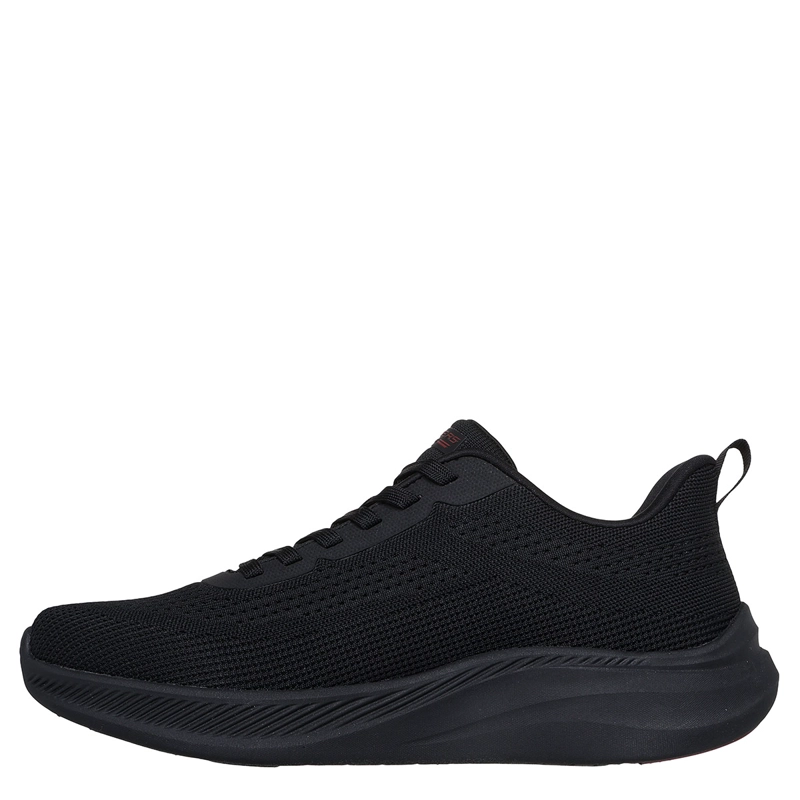 ZAPATILLAS HOMBRE SKECHERS CASUAL NEGRO BOBS MODA FLEX - 4