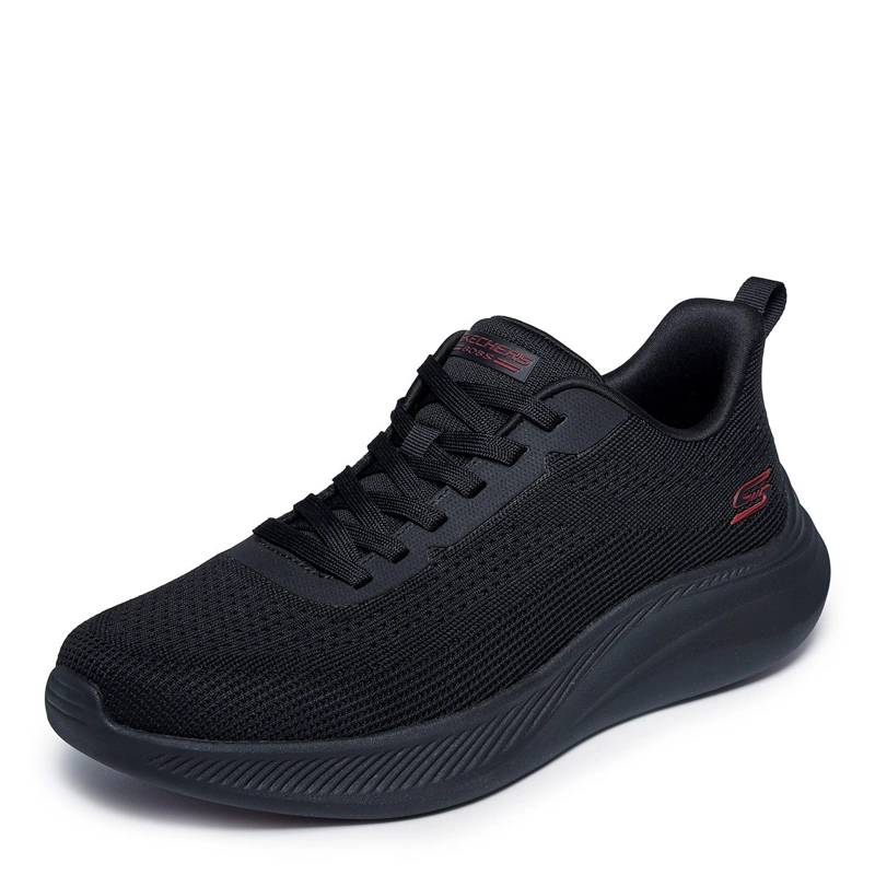 ZAPATILLAS HOMBRE SKECHERS CASUAL NEGRO BOBS MODA FLEX - 3