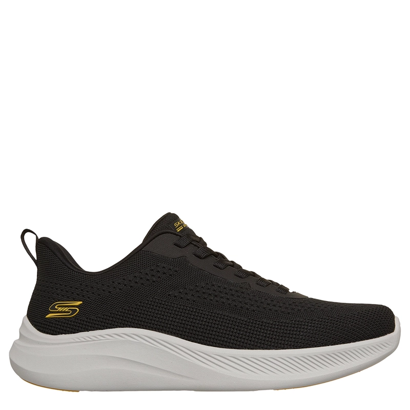 ZAPATILLAS HOMBRE SKECHERS CASUAL NEGRO BOBS MODA FLEX - 1