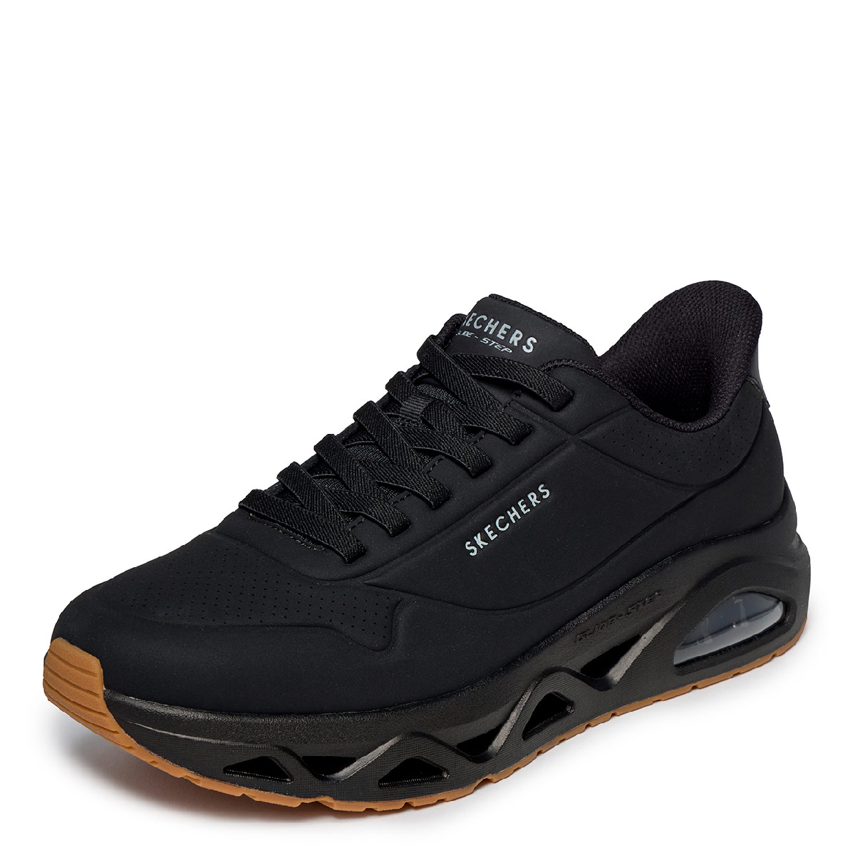 ZAPATILLAS HOMBRE SKECHERS CASUAL NEGRO UNO GLIDE-STEP - 4