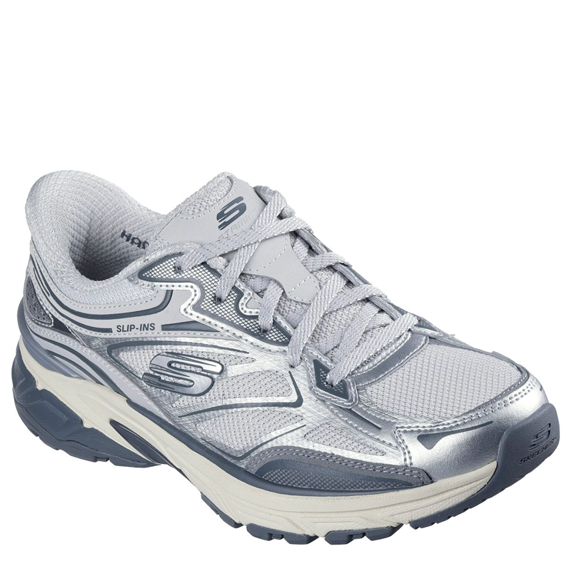 ZAPATILLAS MUJER SKECHERS CASUAL PLATA STAMINA SPORT - 3