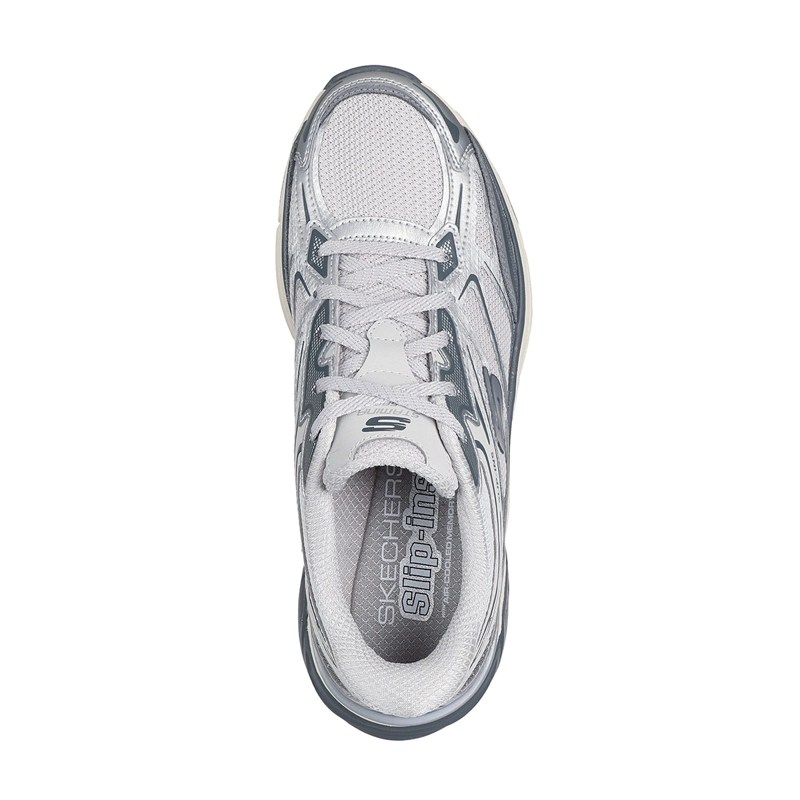 ZAPATILLAS MUJER SKECHERS CASUAL PLATA STAMINA SPORT - 4