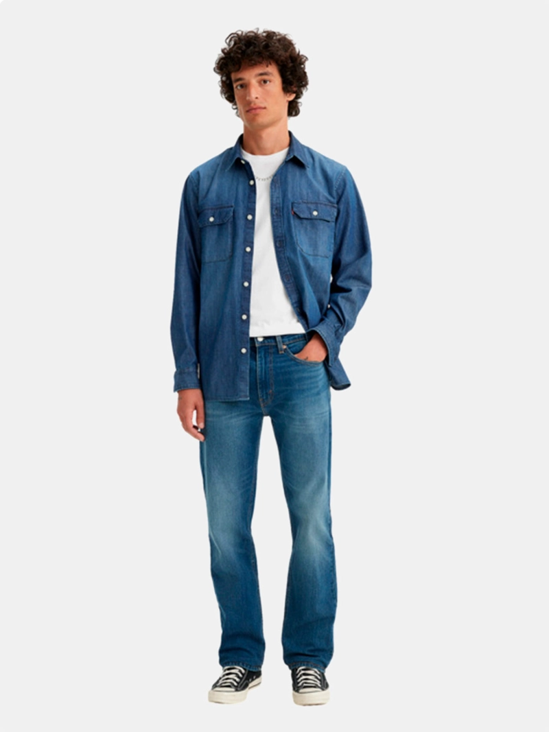 JEANS HOMBRE LEVI'S ALGODÓN 505 REGULAR FIT - 1