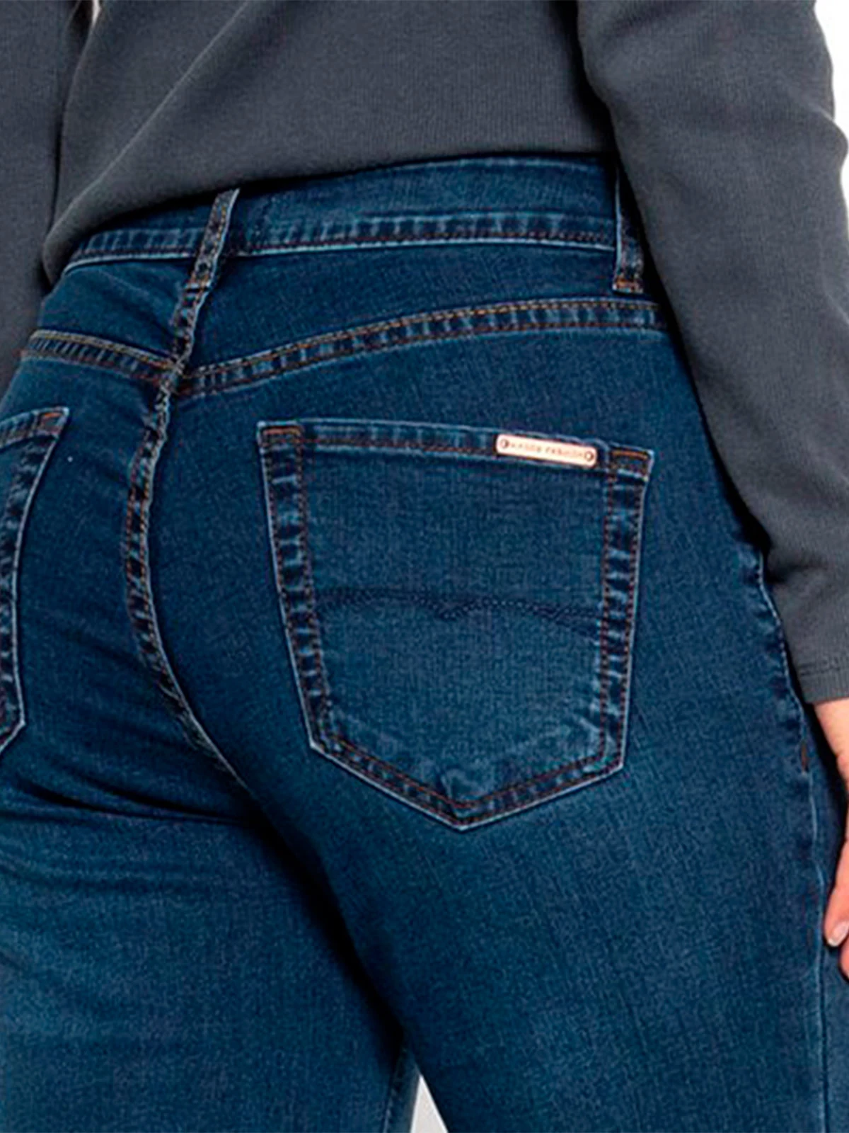 JEANS MUJER WADOS ALGODÓN RECTO TIRO ALTO - 5
