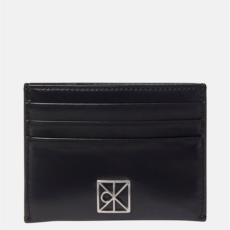 TARJETERO CALVIN KLEIN 4F3317G001 NEGRO CUERO - 1